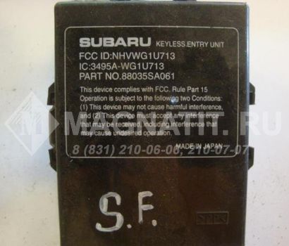 Блок управления центральным замком 3495AWG1U713, 88035SA061 Subaru Forester (S11 - SG)
