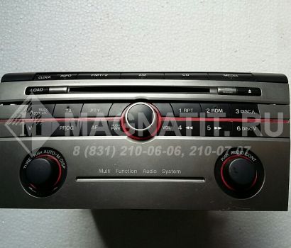 Магнитола штатная Мазда с панелью BR2B66AR0 Mazda 3 (BK)