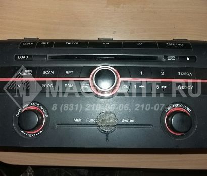 Магнитола с панелью BP4M669S0A Mazda 3 (BK)