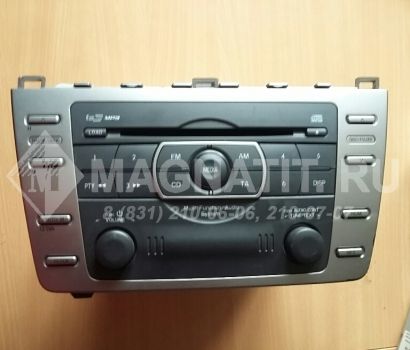 Магнитола штатная Мазда с панелью GS1E669RXA Дефект Mazda 6 (GH)