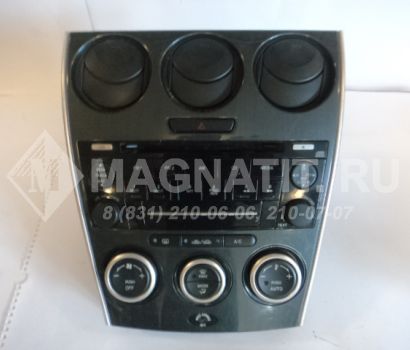 Магнитола штатная Мазда с панелью в сборе комплект (05 г.>) Mazda 6 (GG)