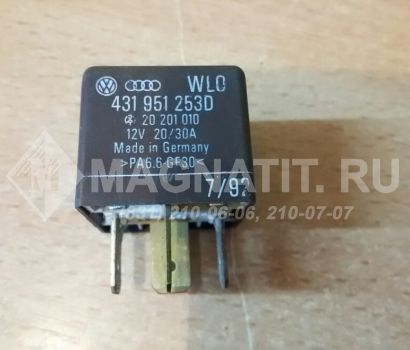 Реле включения вентилятора 431951253D Volkswagen Passat (B5) II Audi 100 200 (44)