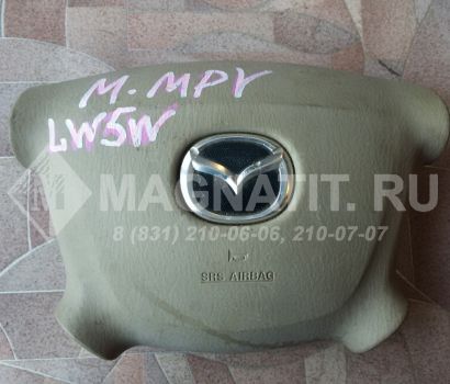 Накладка подушки безопасности на рулевое колесо LC6357K0080 Mazda MPV 2 (LW)